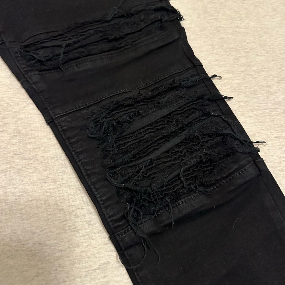 Men's Slim Black Jeans‎ - Picture 3 of 6